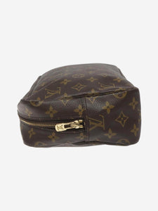 Louis Vuitton Brown Monogram Trousse Toilette pouch bag