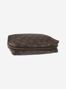 Louis Vuitton Brown Monogram Trousse Toilette pouch bag
