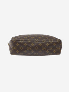 Louis Vuitton Brown Monogram Trousse Toilette pouch bag
