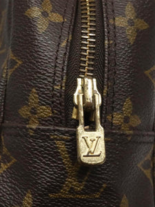 Louis Vuitton Brown Monogram Trousse Toilette pouch bag