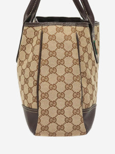 Gucci Brown GG Canvas Web Sherry Line tote bag