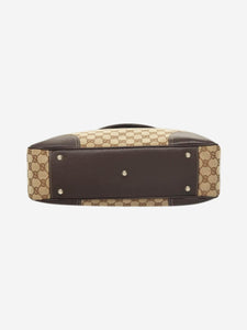 Gucci Brown GG Canvas Web Sherry Line tote bag