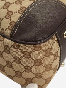 Gucci Brown GG Canvas Web Sherry Line tote bag