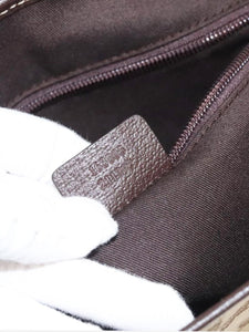 Gucci Brown GG Canvas Web Sherry Line tote bag