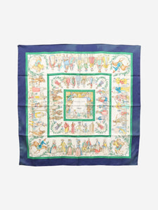 Hermes Multicolour Costumes Civils Actuels silk scarf