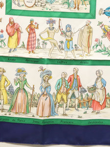 Hermes Multicolour Costumes Civils Actuels silk scarf