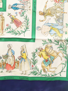 Hermes Multicolour Costumes Civils Actuels silk scarf