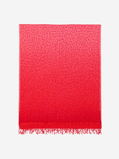 Pink printed scarf