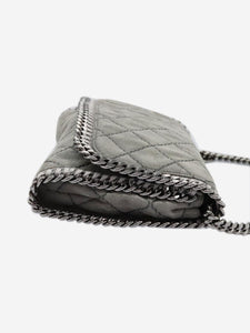 Stella McCartney Grey Falabella quilted chain shoulder bag