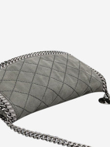 Stella McCartney Grey Falabella quilted chain shoulder bag