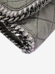Stella McCartney Grey Falabella quilted chain shoulder bag