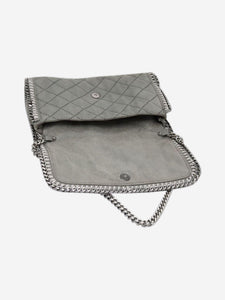 Stella McCartney Grey Falabella quilted chain shoulder bag