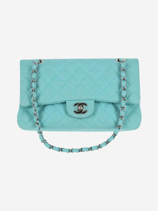 Chanel Light blue 2016 medium Classic Double Flap bag