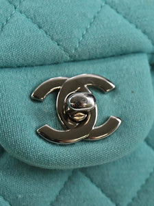 Chanel Light blue 2016 medium Classic Double Flap bag