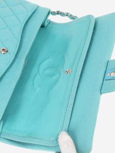 Chanel Light blue 2016 medium Classic Double Flap bag