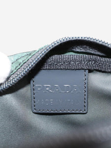 Prada Dark green nylon pouch bag