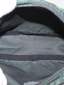 Prada Dark green nylon pouch bag