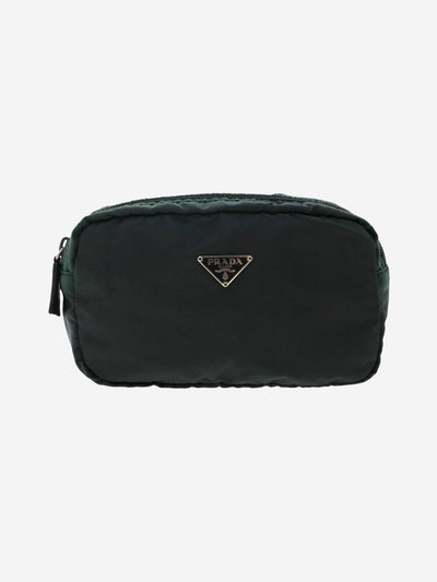 Dark green nylon pouch bag Clutch bags Prada 