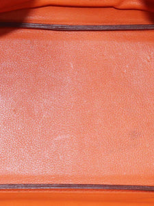 Hermes Orange vintage 1998 Birkin 35 bag in Box Calf leather