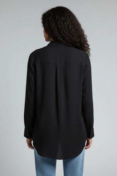 Asceno Black oversized shirt - size XS alternate image