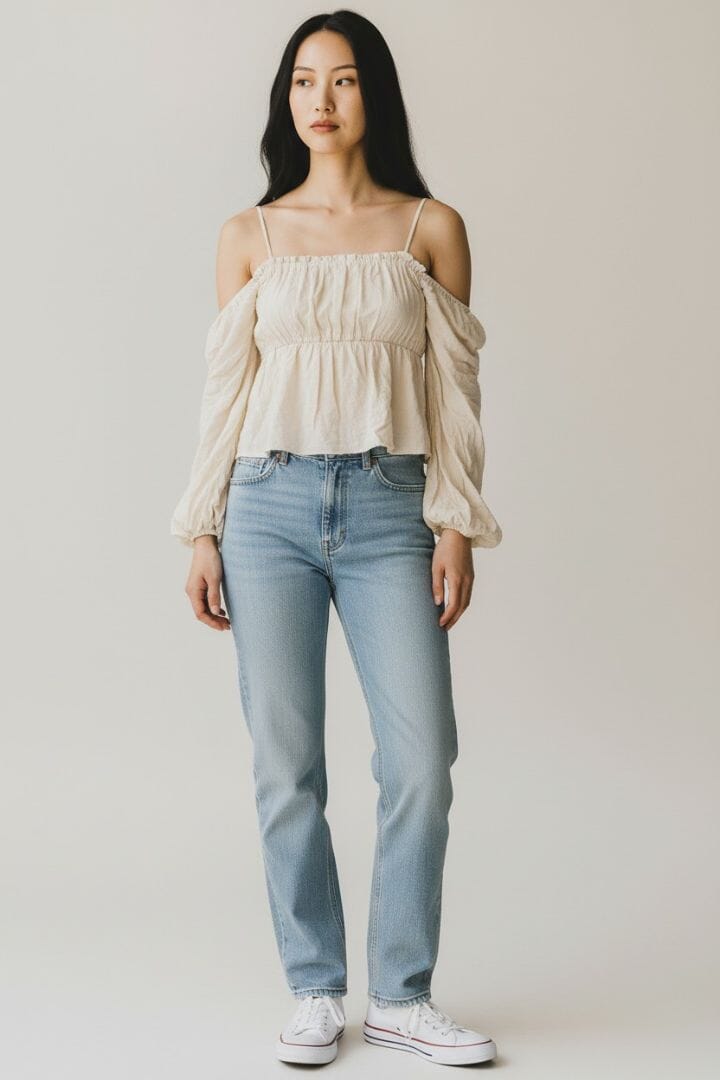 JW Anderson Cream linen top - size UK 8 Tops JW Anderson 