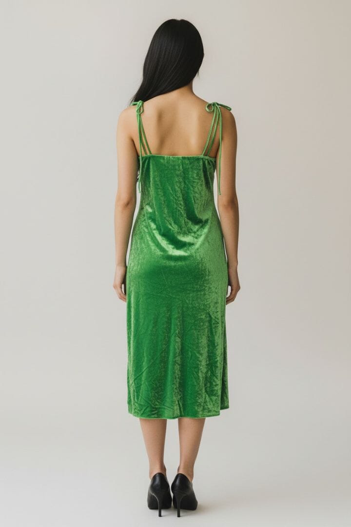 Rat & Boa Green velvet mini dress - size Dresses Rat & Boa 