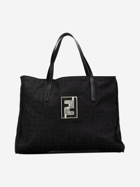 Black Zucca nylon tote bag product image