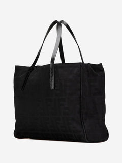 Black Zucca nylon tote bag Tote Bags Fendi 
