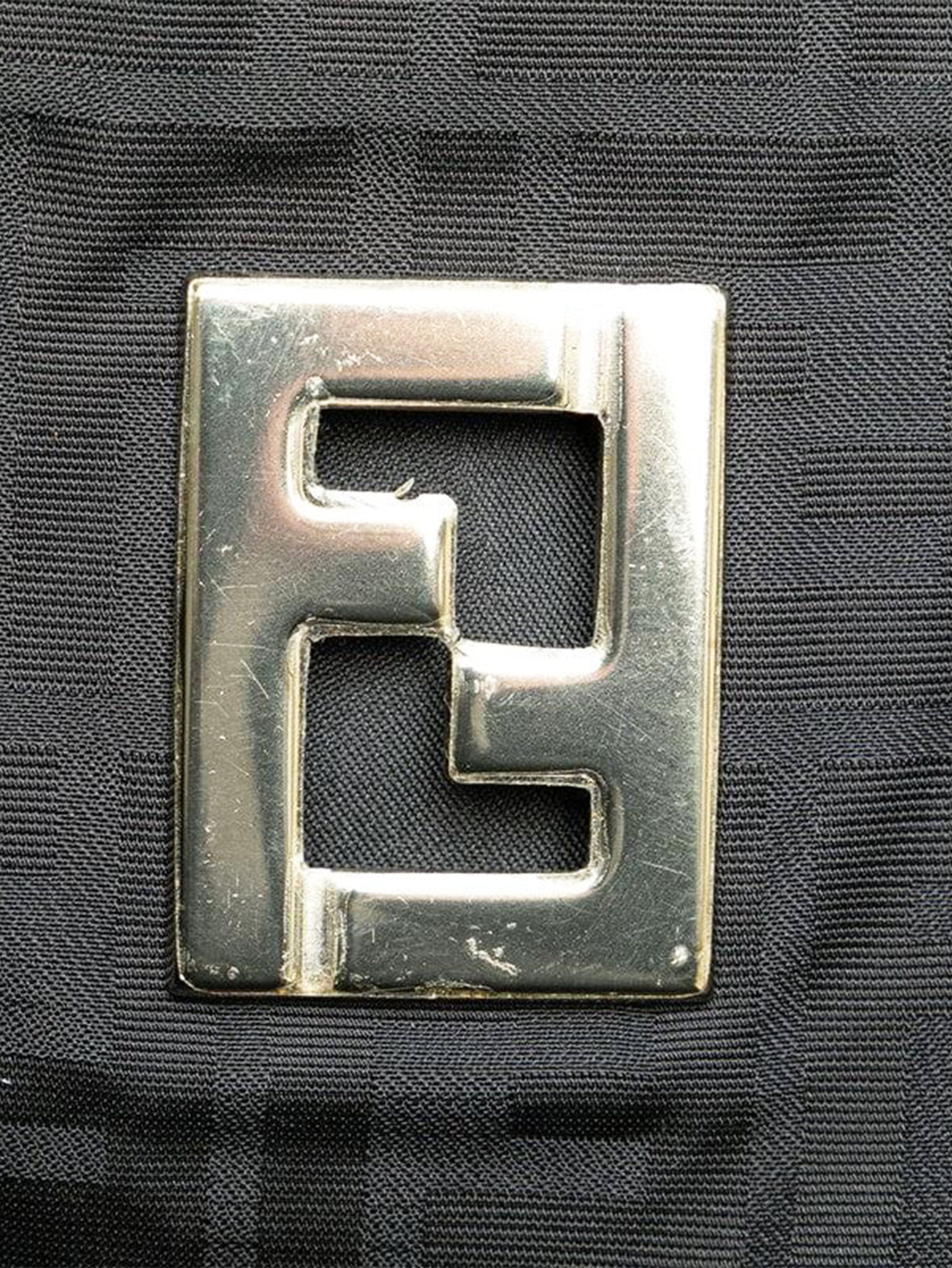 Black Zucca nylon tote bag Tote Bags Fendi 
