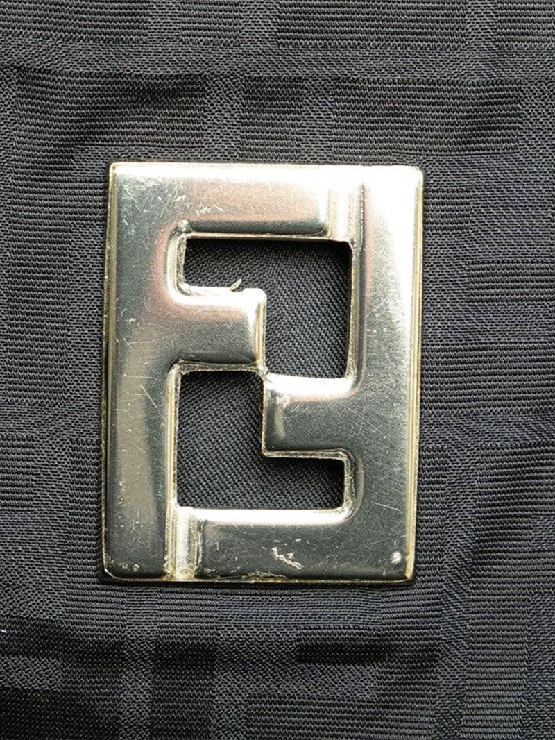 Black Zucca nylon tote bag Tote Bags Fendi 