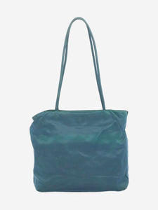 Prada Blue nylon shoulder bag