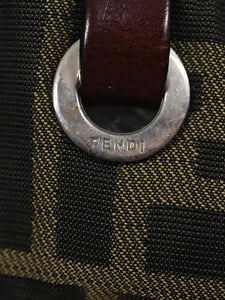 Fendi Brown Zucca canvas tote bag