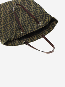 Fendi Brown Zucca canvas tote bag