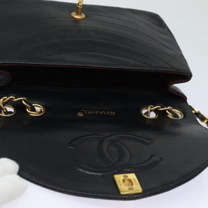 Chanel Black CC turn-lock Half Moon flap bag