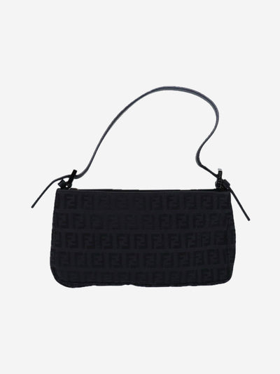 Black Zucchino canvas mini bag Top Handle Bags Fendi 