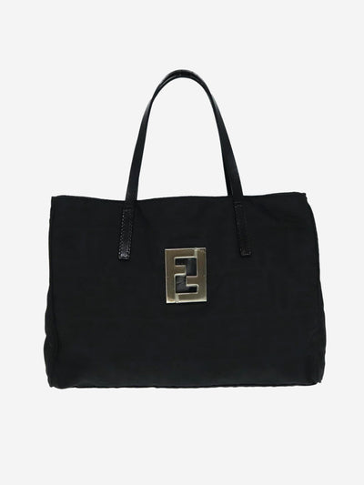 Black Zucca canvas top handle bag Top Handle Bags Fendi 