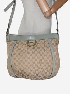 Gucci Neutral GG canvas Abbey shoulder bag