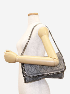 Stella McCartney Grey Falabella quilted chain shoulder bag