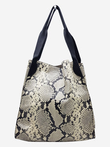 Rochas Neutral snake skin shoulder bag