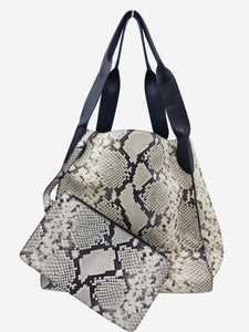 Rochas Neutral snake skin shoulder bag