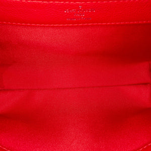 Louis Vuitton Red Leather Lockme II BB cross-body bag
