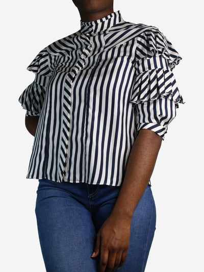 Blue striped shirt - size FR 38 Tops Bora Aksu 