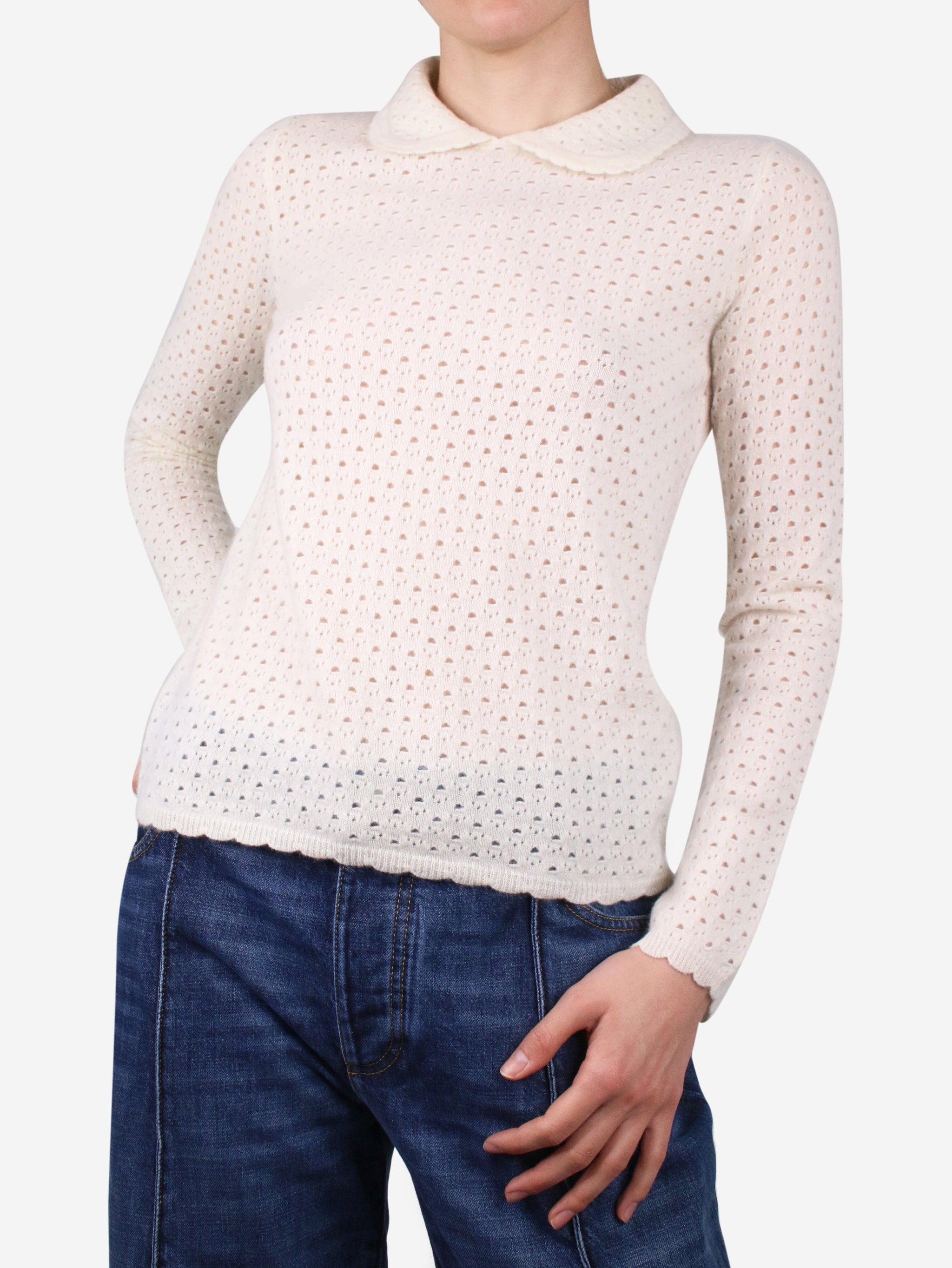 cashmere long sleeve t shirt