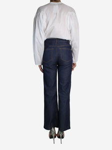 The Row Blue contrast stitched jeans - size US 4