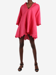 Thierry Colson Pink short kaftan - size XS