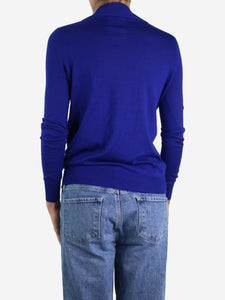 Celine Blue cashmere knit top - size XS