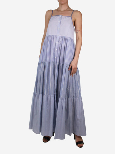 Blue striped maxi dress - size US 6 Dresses Sea New York 