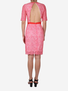 MSGM Pink embroidered dress - size IT 40