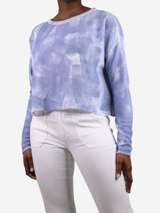 Sarah Pacini Blue cropped sweater - One Size