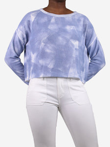 Sarah Pacini Blue cropped sweater - One Size